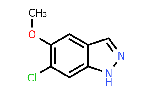 13096-98-5 | 6-Chloro-5-methoxy-1H-indazole