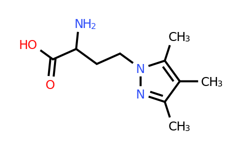2-Amino-4-(3,4,5-trimethyl-1h-pyrazol-1-yl)butanoic acid