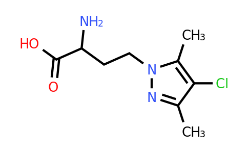 1310081-99-2 | 2-Amino-4-(4-chloro-3,5-dimethyl-1h-pyrazol-1-yl)butanoic acid