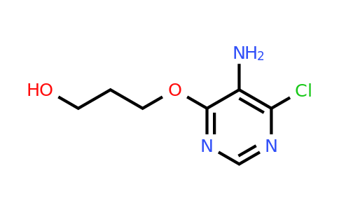 1310287-92-3 | 3-((5-Amino-6-chloropyrimidin-4-yl)oxy)propan-1-ol