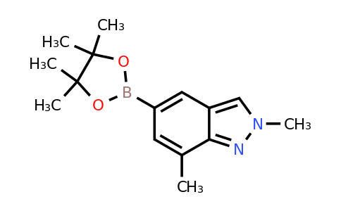 1310383-76-6 | 2,7-Dimethyl-5-(4,4,5,5-tetramethyl-1,3,2-dioxaborolan-2-yl)-2H-indazole