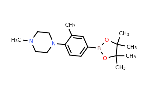 1310704-51-8 | 1-Methyl-4-(2-methyl-4-(4,4,5,5-tetramethyl-1,3,2-dioxaborolan-2-yl)phenyl)piperazine