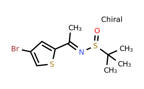 1310877-37-2 | (R,E)-N-(1-(4-Bromothiophen-2-yl)ethylidene)-2-methylpropane-2-sulfinamide