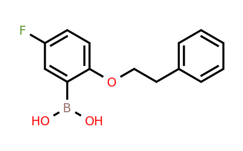 [5-fluoro-2-(2-phenylethoxy)phenyl]boronic acid