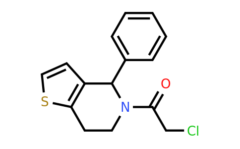 1311313-65-1 | 2-Chloro-1-{4-phenyl-4h,5h,6h,7h-thieno[3,2-c]pyridin-5-yl}ethan-1-one