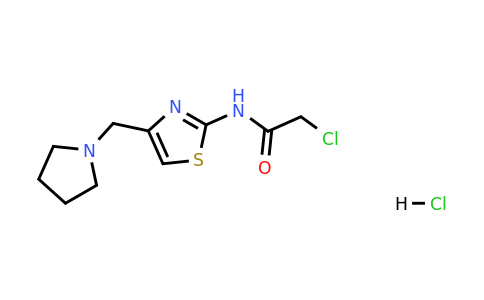 1311314-52-9 | 2-Chloro-N-[4-(pyrrolidin-1-ylmethyl)-1,3-thiazol-2-yl]acetamide hydrochloride