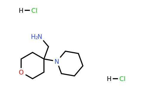 [4-(piperidin-1-yl)oxan-4-yl]methanamine dihydrochloride