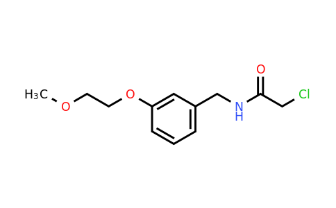 2-Chloro-n-{[3-(2-methoxyethoxy)phenyl]methyl}acetamide
