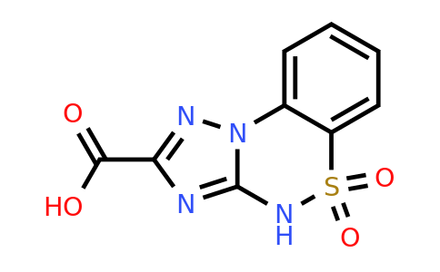 1311316-61-6 | 4h-Benzo[e][1,2,4]triazolo[5,1-c][1,2,4]thiadiazine-2-carboxylic acid 5,5-dioxide