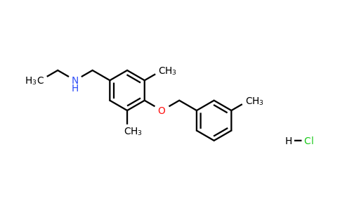 ({3,5-dimethyl-4-[(3-methylphenyl)methoxy]phenyl}methyl)(ethyl)amine hydrochloride
