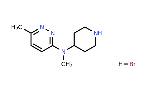 n,6-Dimethyl-N-(piperidin-4-yl)pyridazin-3-amine hydrobromide