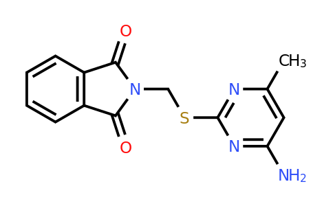 1311824-27-7 | 2-(((4-Amino-6-methylpyrimidin-2-yl)thio)methyl)isoindoline-1,3-dione