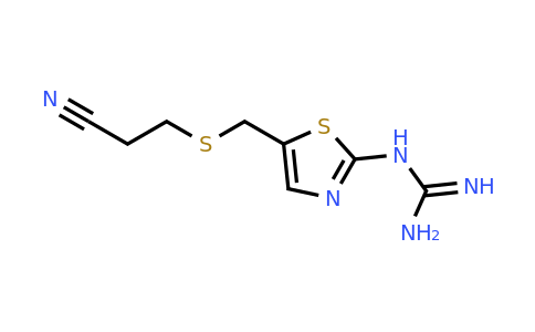 131184-89-9 | 1-(5-(((2-Cyanoethyl)thio)methyl)thiazol-2-yl)guanidine