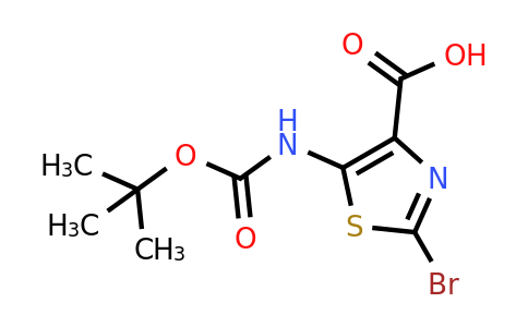 1312697-86-1 | 2-Bromo-5-((tert-butoxycarbonyl)amino)thiazole-4-carboxylic acid