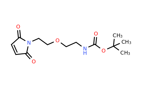 131274-15-2 | Tert-butyl (2-(2-(2,5-dioxo-2,5-dihydro-1H-pyrrol-1-yl)ethoxy)ethyl)carbamate