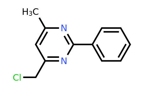 131291-62-8 | 4-(Chloromethyl)-6-methyl-2-phenylpyrimidine