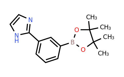 1313049-30-7 | 2-[3-(tetramethyl-1,3,2-dioxaborolan-2-yl)phenyl]-1h-imidazole