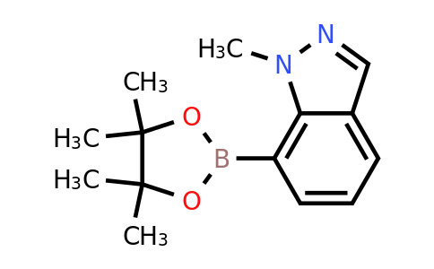 1313738-64-5 | 1-Methyl-7-(tetramethyl-1,3,2-dioxaborolan-2-yl)-1h-indazole