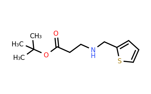 131436-69-6 | tert-Butyl 3-{[(thiophen-2-yl)methyl]amino}propanoate