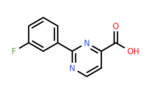 1315364-03-4 | 2-(3-Fluorophenyl)pyrimidine-4-carboxylic acid