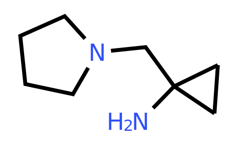 1-(Pyrrolidin-1-ylmethyl)cyclopropan-1-amine