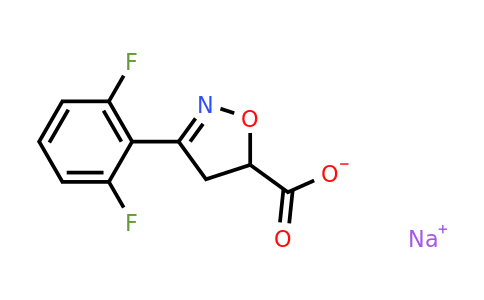 1315365-12-8 | Sodium 3-(2,6-difluorophenyl)-4,5-dihydro-1,2-oxazole-5-carboxylate