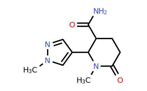 1315366-28-9 | 1-Methyl-2-(1-methyl-1h-pyrazol-4-yl)-6-oxopiperidine-3-carboxamide