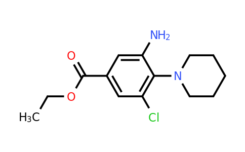 1315374-29-8 | Ethyl 3-amino-5-chloro-4-(piperidin-1-yl)benzoate
