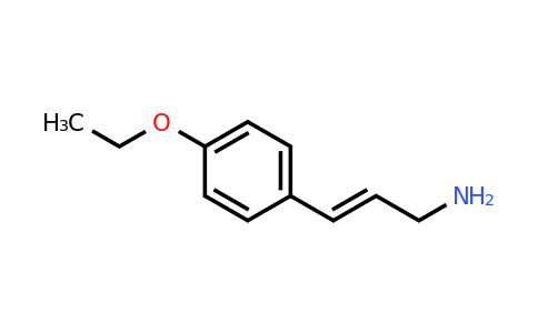(E)-3-(4-Ethoxyphenyl)prop-2-en-1-amine