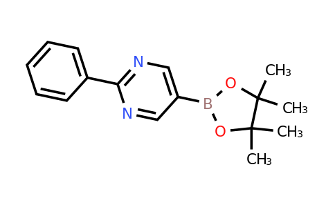 1319255-85-0 | 2-Phenyl-5-(tetramethyl-1,3,2-dioxaborolan-2-yl)pyrimidine