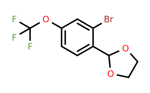 2-[2-Bromo-4-(trifluoromethoxy)phenyl]-1,3-dioxolane