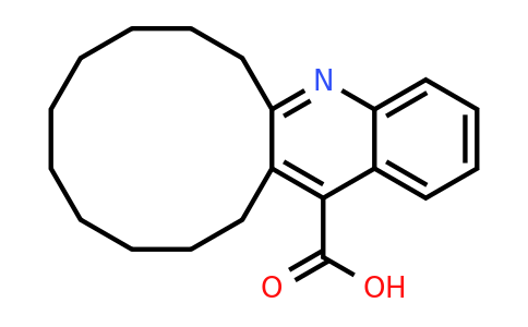 13225-91-7 | 6,7,8,9,10,11,12,13,14,15-Decahydrocyclododeca[b]quinoline-16-carboxylic acid
