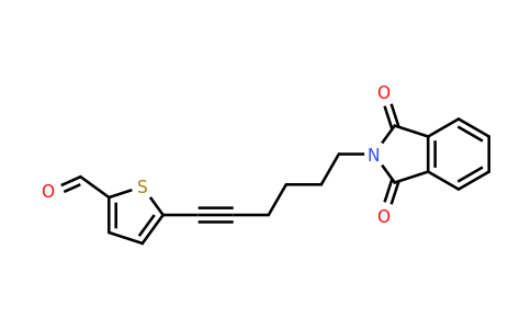 1323192-72-8 | 5-[6-(1,3-Dioxo-2,3-dihydro-1H-isoindol-2-yl)hex-1-yn-1-yl]thiophene-2-carbaldehyde