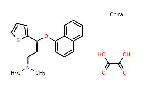 132335-47-8 | (S)-N,N-Dimethyl-3-(naphthalen-1-yloxy)-3-(thiophen-2-yl)propan-1-amine oxalate