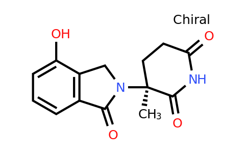 1323408-31-6 | (S)-3-(4-Hydroxy-1-oxoisoindolin-2-yl)-3-methylpiperidine-2,6-dione