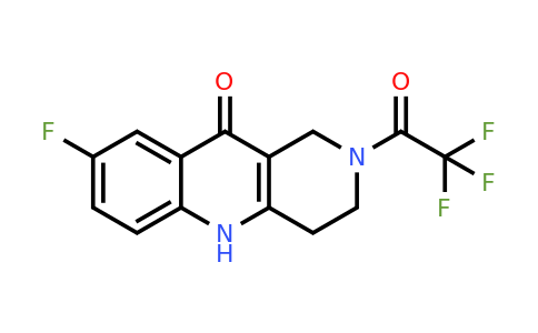 1325305-32-5 | 8-Fluoro-2-(2,2,2-trifluoroacetyl)-1,3,4,5-tetrahydrobenzo[b][1,6]naphthyridin-10(2H)-one