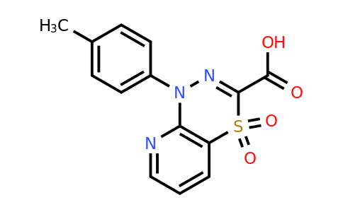 1325305-43-8 | 1-(P-tolyl)-1H-pyrido[2,3-e][1,3,4]thiadiazine-3-carboxylic acid 4,4-dioxide