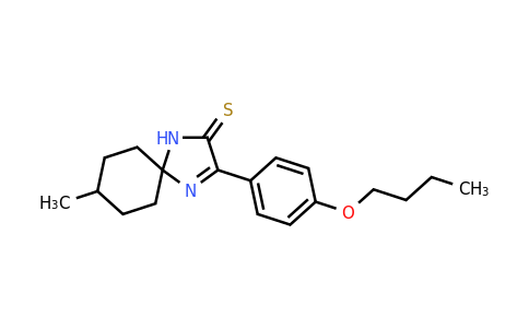 1325306-43-1 | 3-(4-Butoxyphenyl)-8-methyl-1,4-diazaspiro[4.5]Dec-3-ene-2-thione