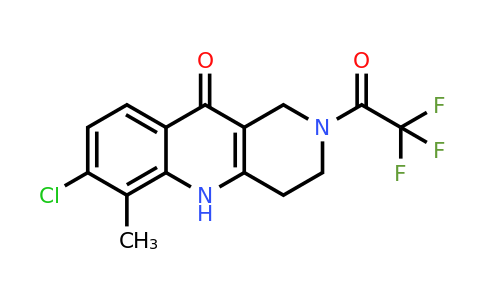 1325307-44-5 | 7-Chloro-6-methyl-2-(2,2,2-trifluoroacetyl)-1,3,4,5-tetrahydrobenzo[b][1,6]naphthyridin-10(2H)-one