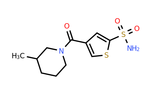 1325908-22-2 | 4-(3-Methylpiperidine-1-carbonyl)thiophene-2-sulfonamide
