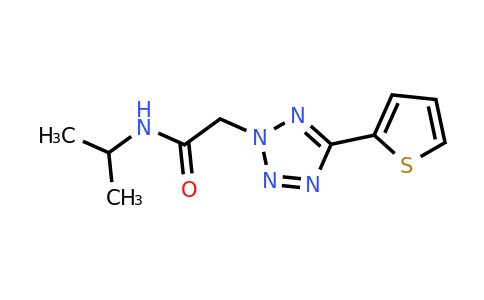 1326025-02-8 | n-Isopropyl-2-(5-(thiophen-2-yl)-2h-tetrazol-2-yl)acetamide