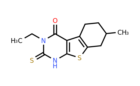 132605-26-6 | 3-Ethyl-2,3,5,6,7,8-hexahydro-7-methyl-2-thioxo[1]benzothieno[2,3-d]pyrimidin-4(1H)-one