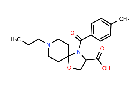 4-(4-Methylbenzoyl)-8-propyl-1-oxa-4,8-diazaspiro[4.5]decane-3-carboxylic acid