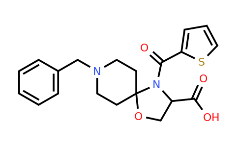 1326809-94-2 | 8-Benzyl-4-(thiophene-2-carbonyl)-1-oxa-4,8-diazaspiro[4.5]decane-3-carboxylic acid