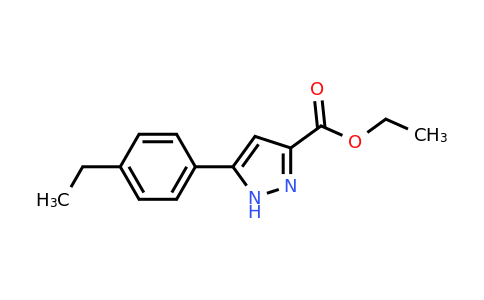 Ethyl 5-(4-ethylphenyl)-1H-pyrazole-3-carboxylate