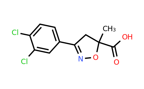 1326810-45-0 | 3-(3,4-Dichlorophenyl)-5-methyl-4,5-dihydro-1,2-oxazole-5-carboxylic acid