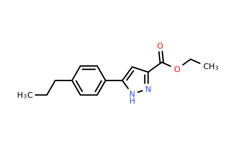 1326810-63-2 | Ethyl 5-(4-propylphenyl)-1H-pyrazole-3-carboxylate