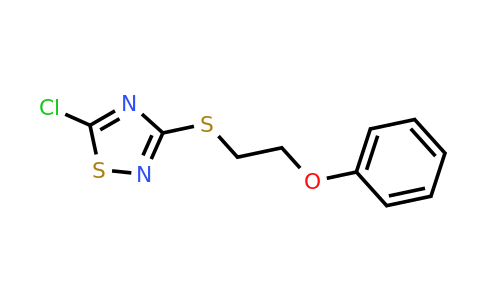 1326811-27-1 | 5-Chloro-3-[(2-phenoxyethyl)sulfanyl]-1,2,4-thiadiazole