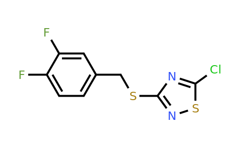 1326812-58-1 | 5-Chloro-3-{[(3,4-difluorophenyl)methyl]sulfanyl}-1,2,4-thiadiazole