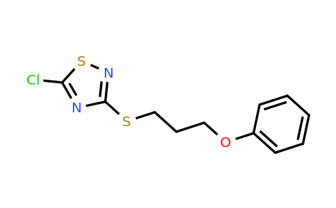 1326813-67-5 | 5-Chloro-3-[(3-phenoxypropyl)sulfanyl]-1,2,4-thiadiazole